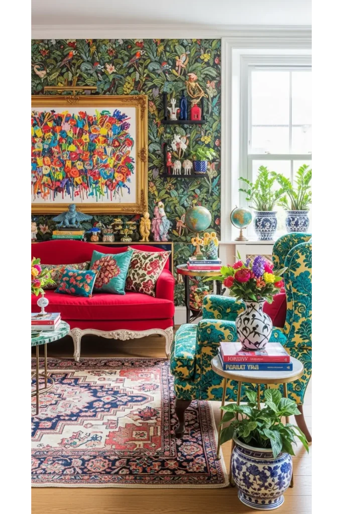 9 Maximalist Decor Ideas To Revamp Your Boring Space 4 Choose One Bold Furniture Anchor