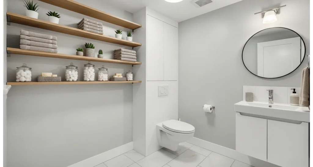 23 Singlewide Mobile Home Ideas That Save Space 13 Compact Bathroom Storage