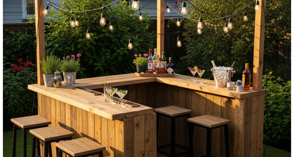 Back Corner Yard Ideas 23 Cozy Space Boost Hacks 14 Corner Bar Setup