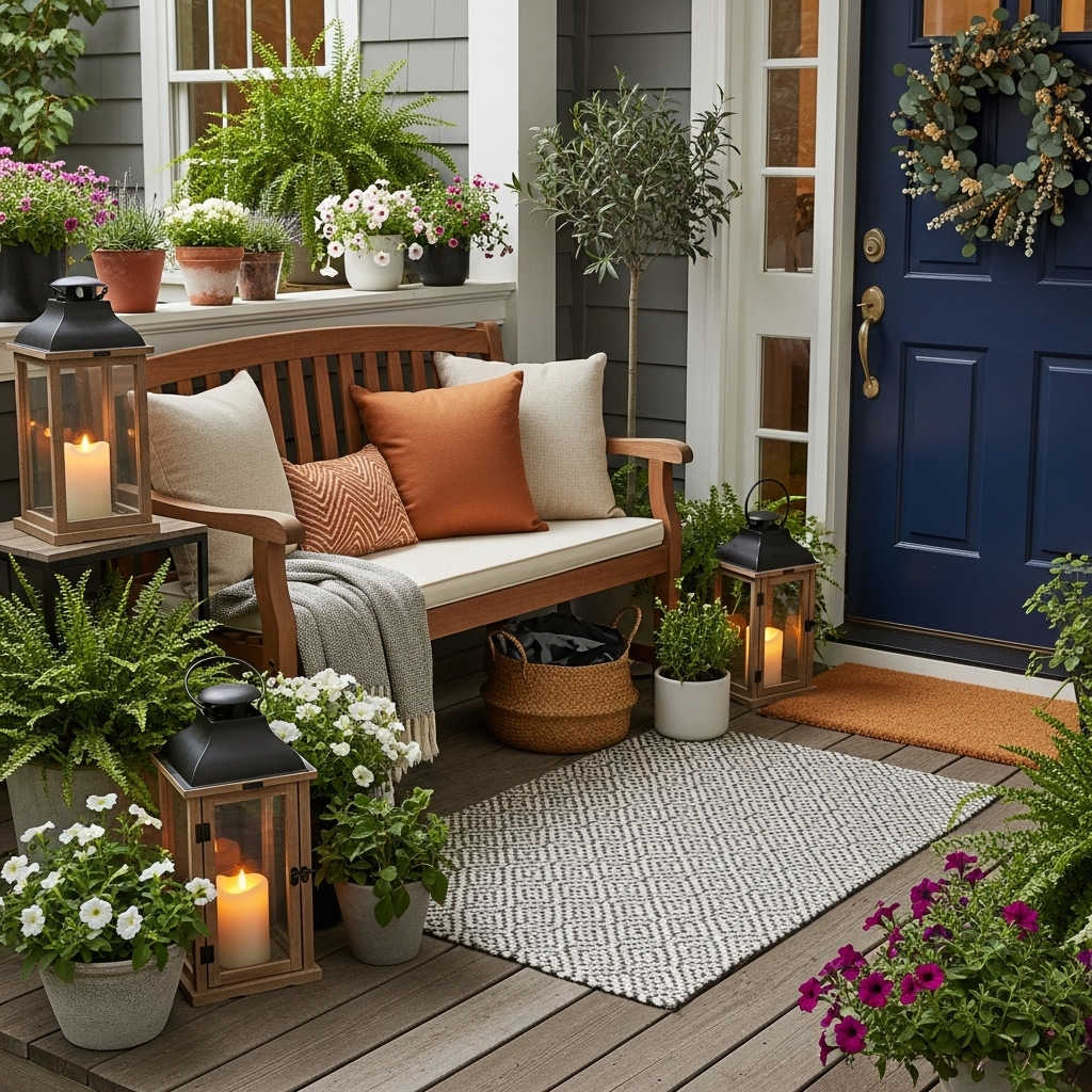 Cozy Seating Nook Near the Entry