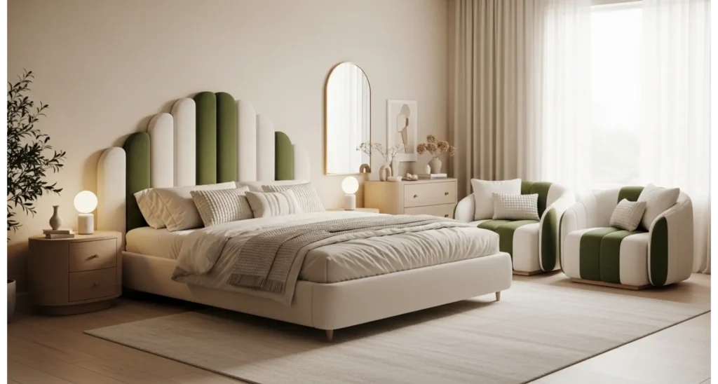 Curved Forms and Gentle Shapes Make the Room Feel Safer