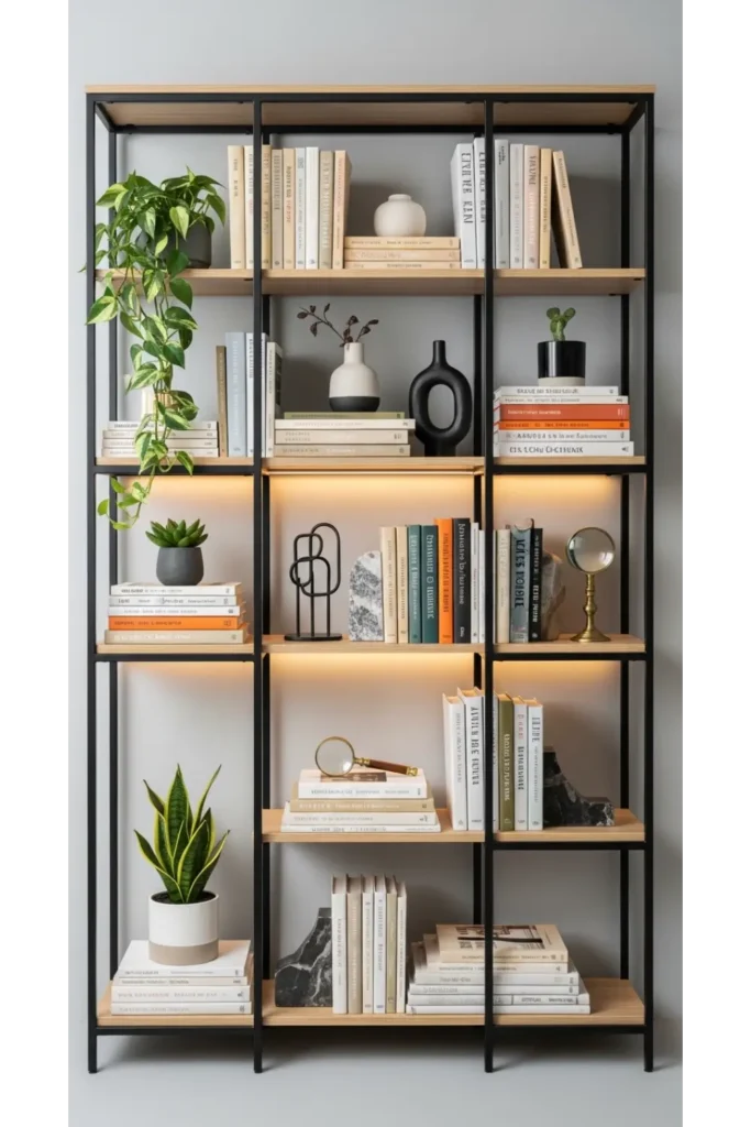 DIY Bookshelf Styling