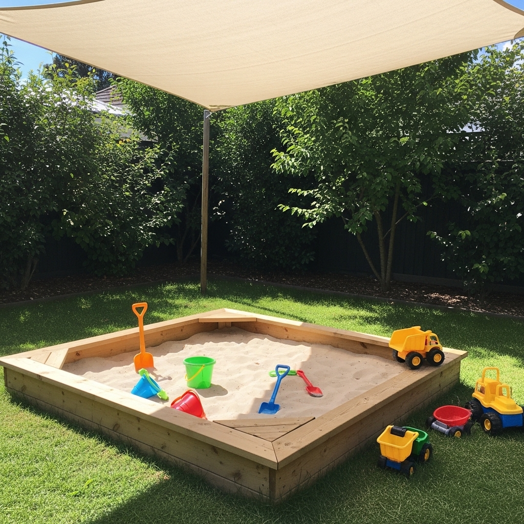 DIY Sandbox Corner