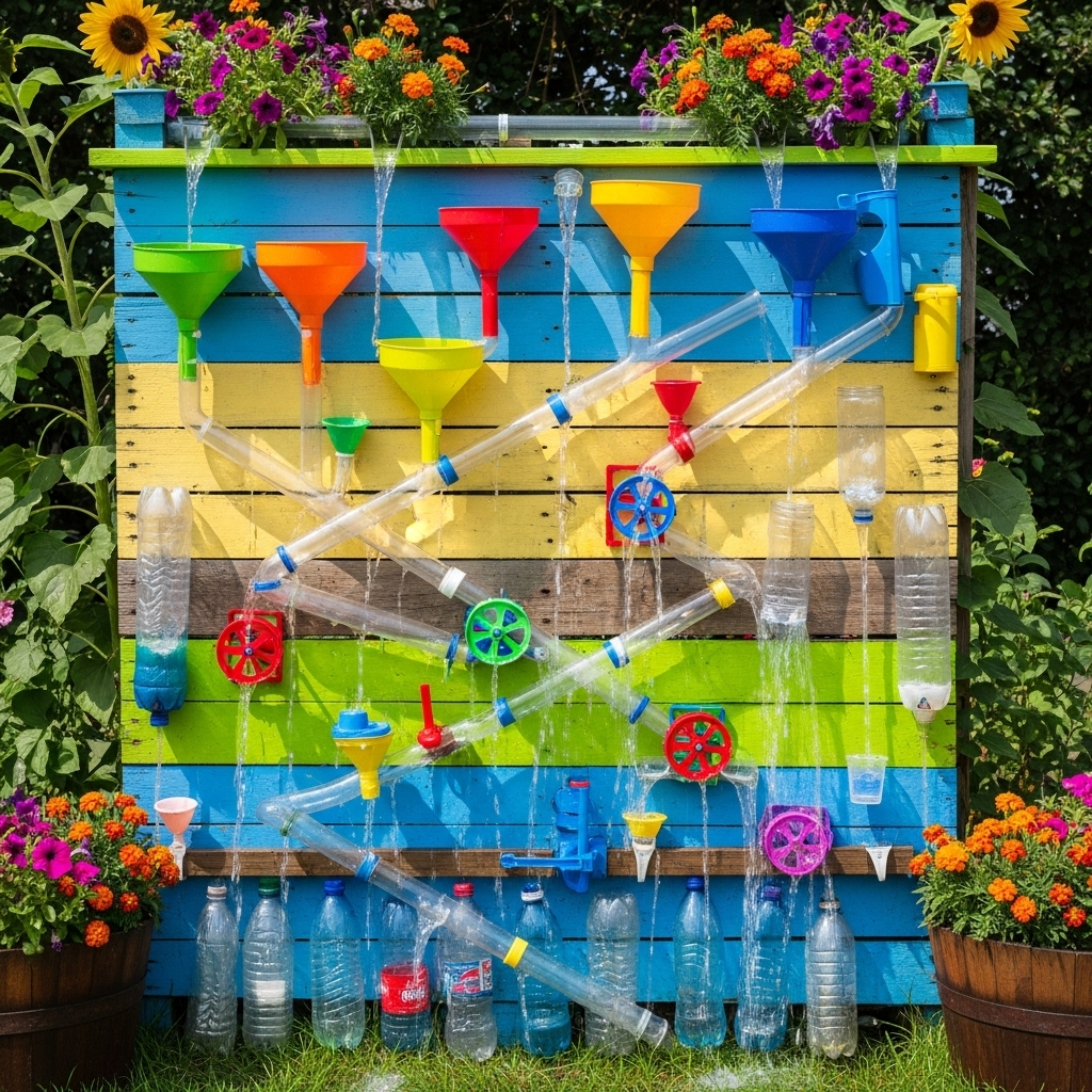 DIY Splash and Pour Wall