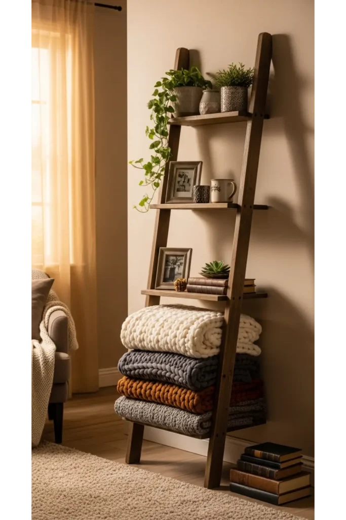 Decorative Ladder Shelf