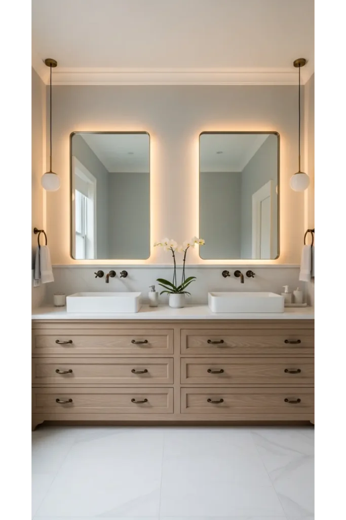 30 Magical Bathroom Ideas to Save Today 23 Dual Sink Harmony