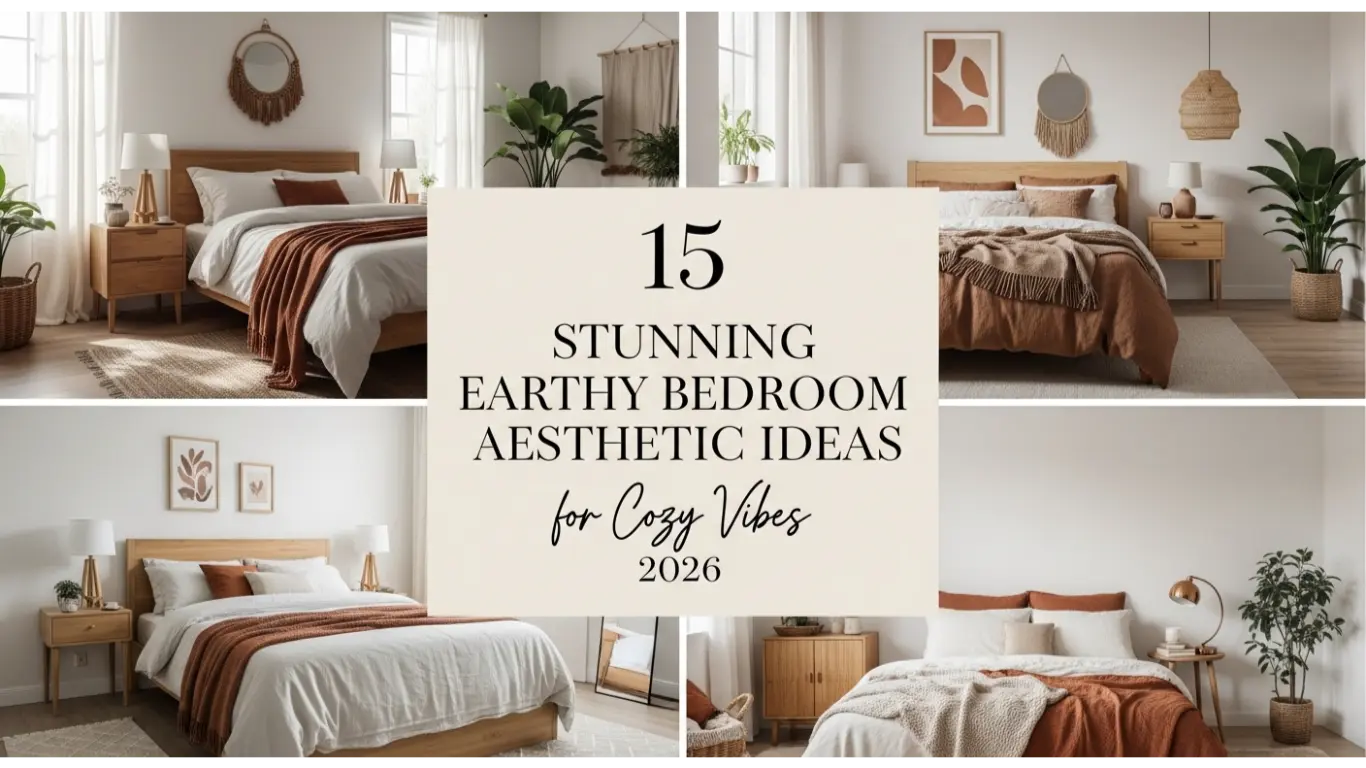 Earthy Bedroom Aesthetic Ideas