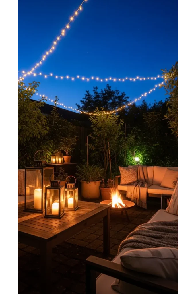 Outdoor Furniture Sets to Upgrade Your Backyard 21 22 Evening Lighting Focus Setup