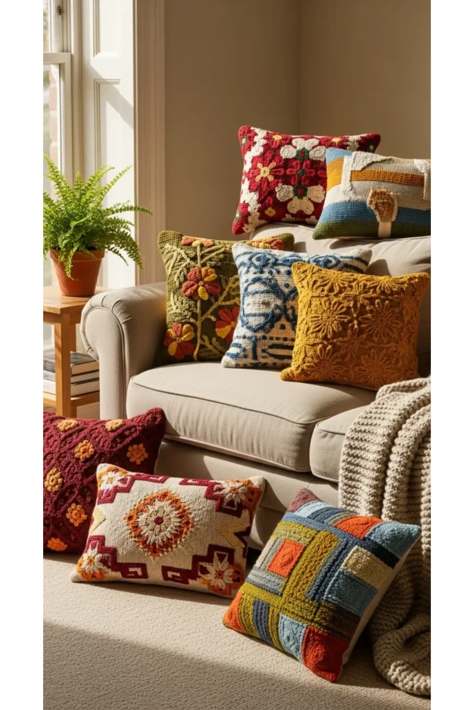 Fabric Covered Cushions