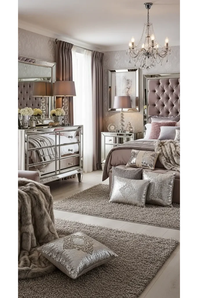 Glam Mirror Accent Style