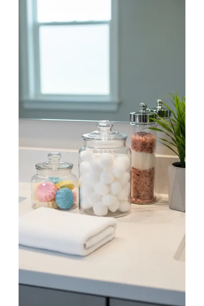 Glass Jar Organization