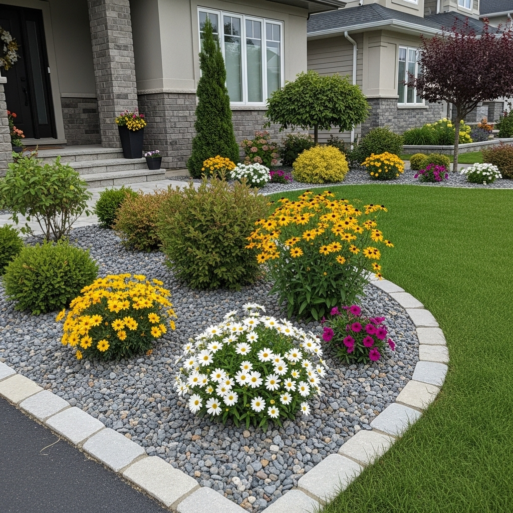 Gravel Accent Borders