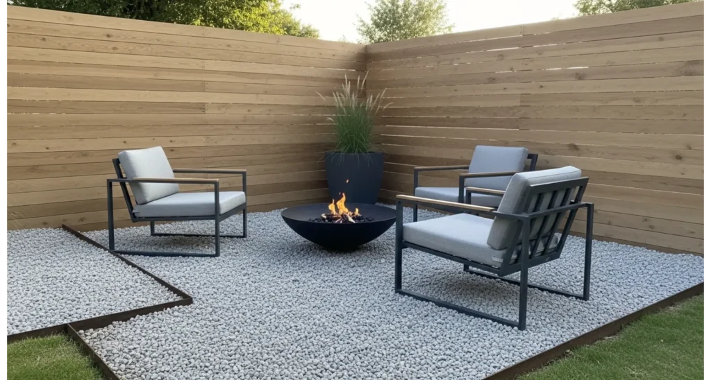 Back Corner Yard Ideas 23 Cozy Space Boost Hacks 18 Gravel Seating Area