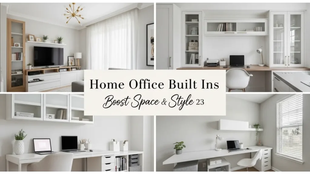 Home office built ins