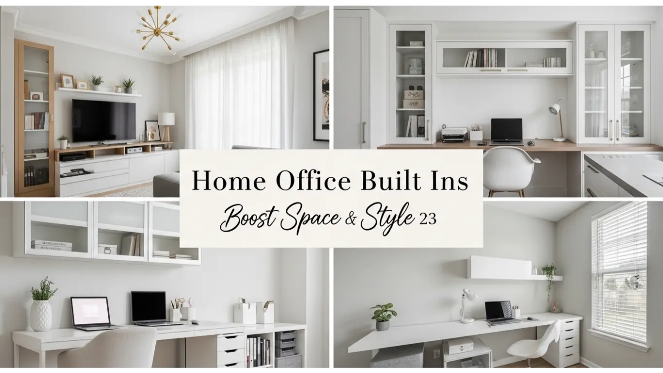 Home office built ins