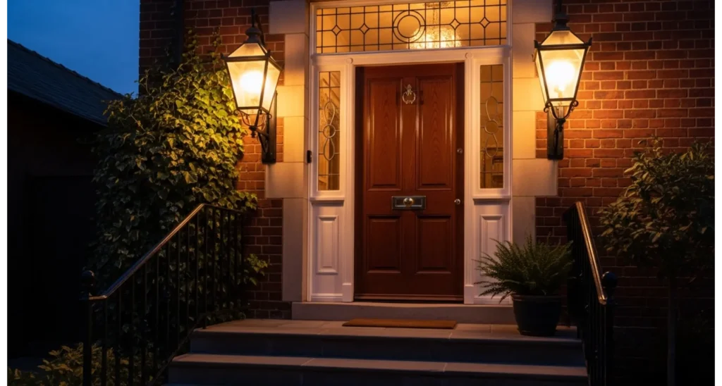 Spring Door Ideas for Fresh Home Style 23 20 Lantern Lit Entry Door