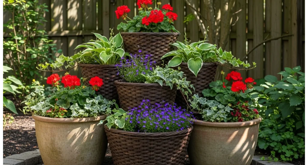 Back Corner Yard Ideas 23 Cozy Space Boost Hacks 3 Layered Corner Planter Display