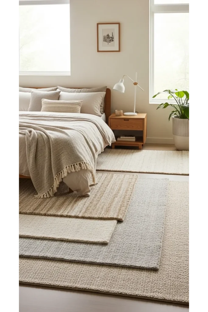 Modern Bedroom Decor Ideas 2026 23 Cozy Upgrades 16 Layered Floor Styling