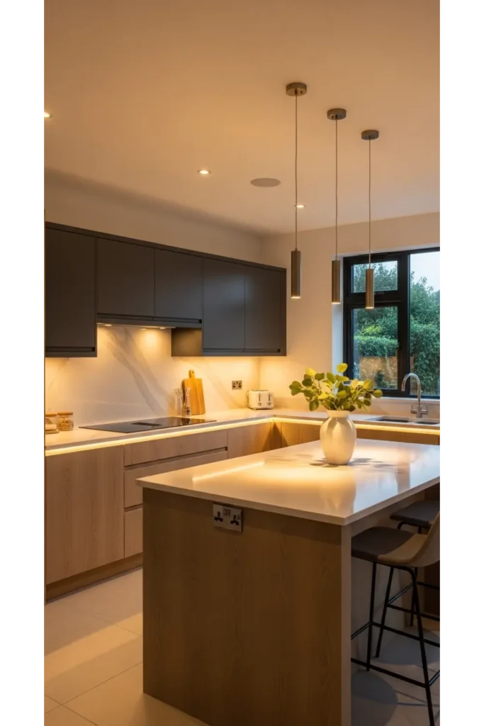 Layered Lighting With Warm Ambience