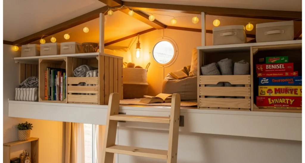 23 Singlewide Mobile Home Ideas That Save Space 11 Loft Storage Space