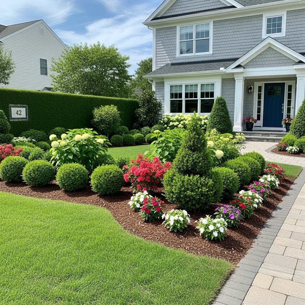 Low Maintenance Shrub Borders