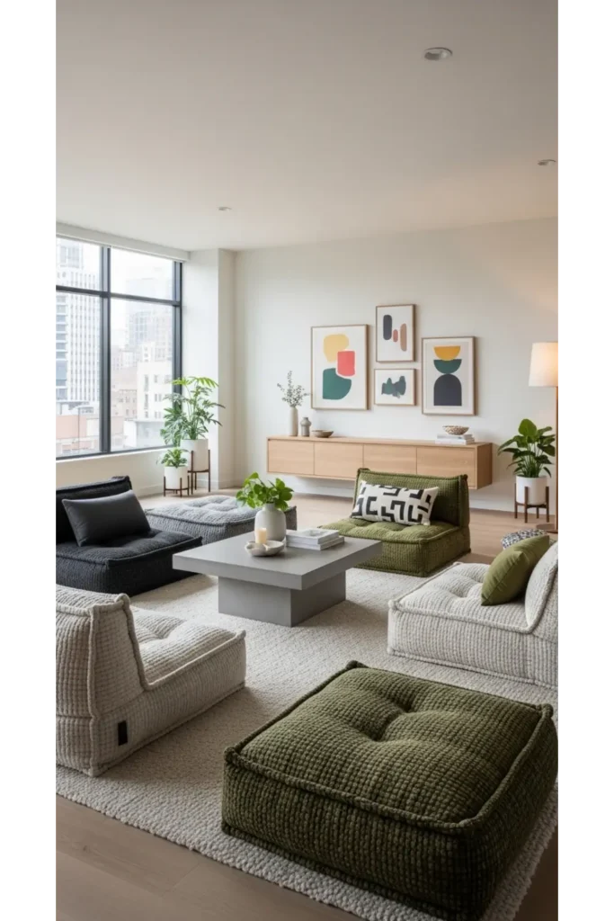 Living Room Furniture Arrangement Ideas 23 Smart Tips 19 Low Seating Layout