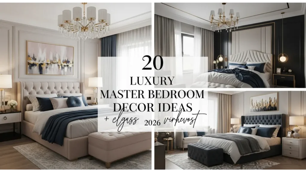 Luxury Master Bedroom Decor