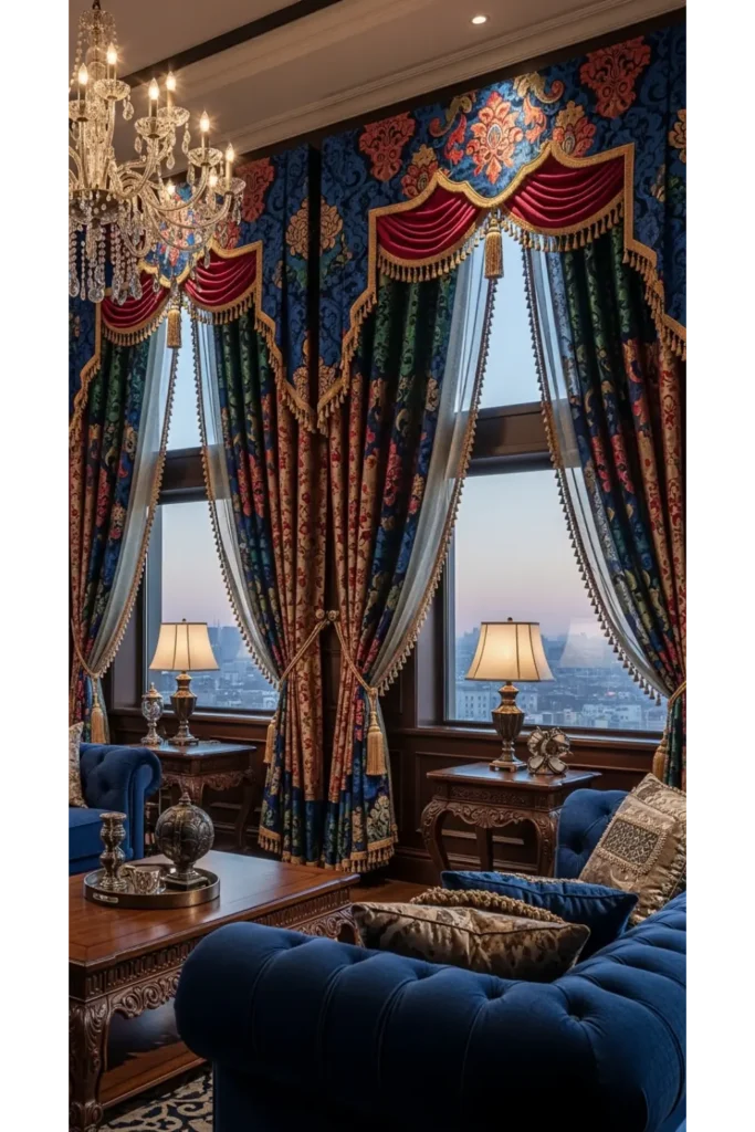 Maximalist Curtain Drama