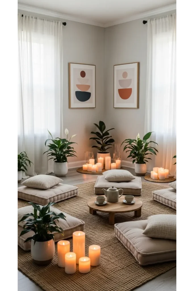 Aesthetic Living Room Decor Without Sofa Ideas 23 7 Meditation Inspired Living Space