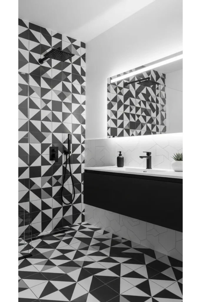 Modern Black and White Contrast