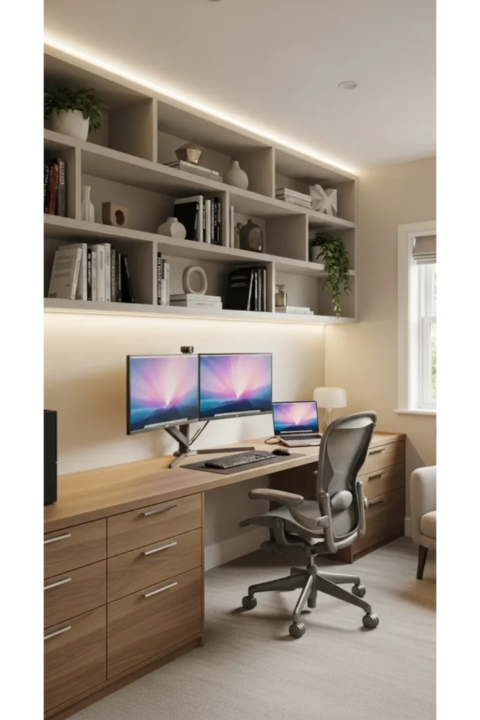 Multi Functional Built In Workstation