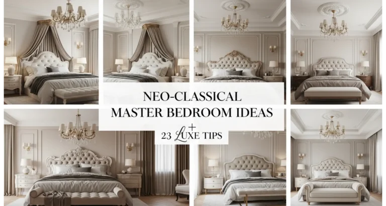 Neo-classical master bedroom ideas