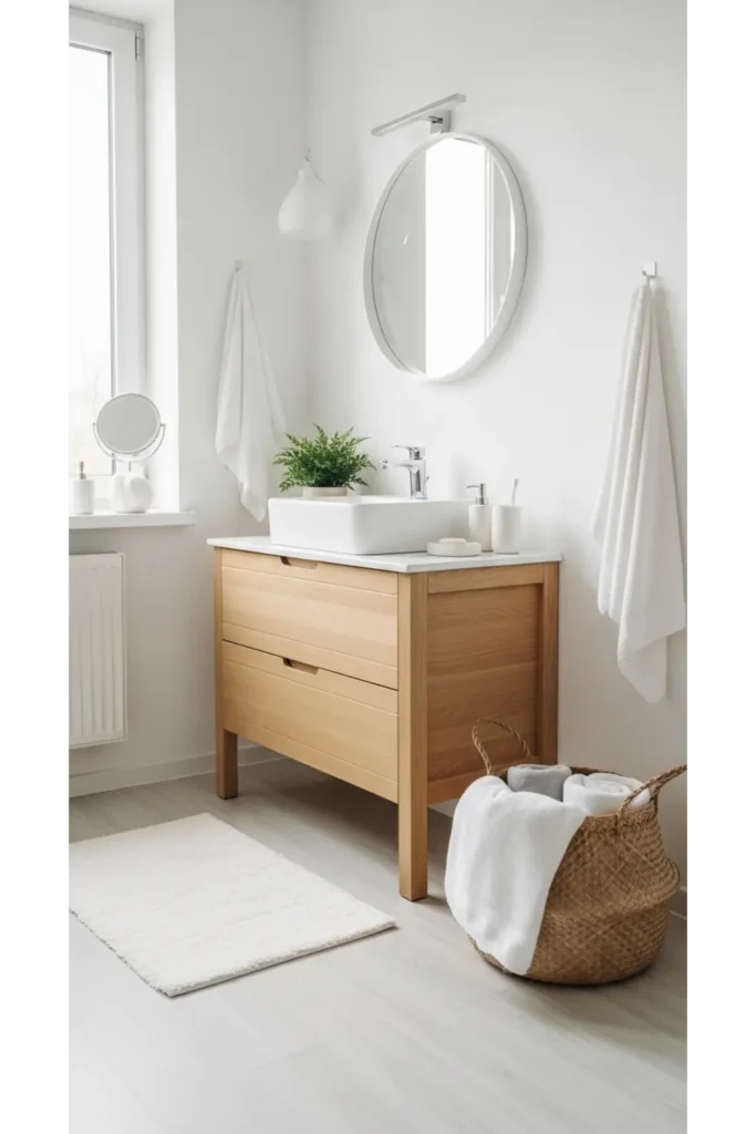Nordic Cozy Light Bathroom