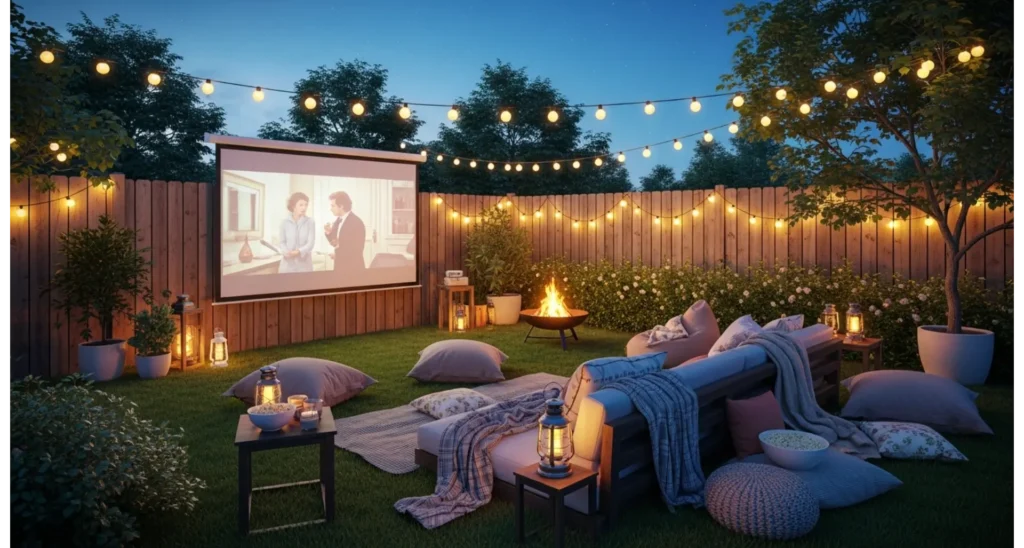 Back Corner Yard Ideas 23 Cozy Space Boost Hacks 22 Outdoor Movie Corner