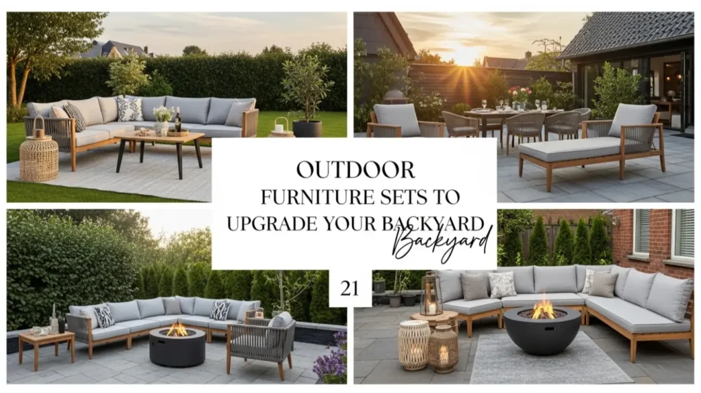 Outdoor Furniture Sets to Upgrade Your Backyard 21 9 Outdoor furniture sets