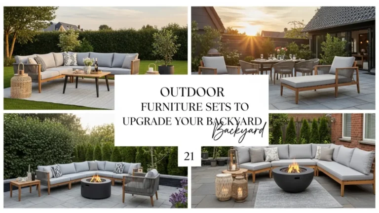 Outdoor Furniture Sets to Upgrade Your Backyard 21 29 Outdoor furniture sets