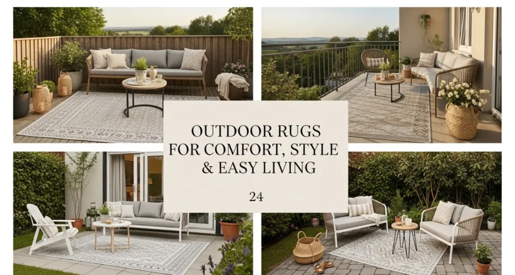 Outdoor Rugs for Comfort, Style & Easy Living 24 7 Outdoor rugs