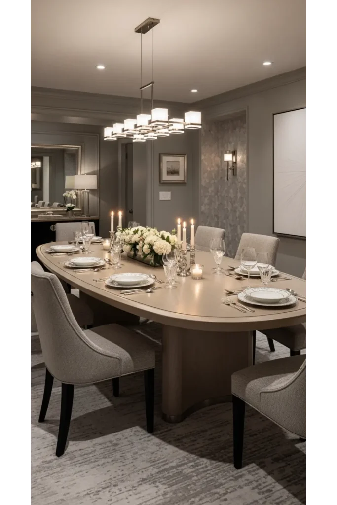 Luxury Dinning Table Ideas For Elegant Homes 23 11 Oval Shaped Elegant Table