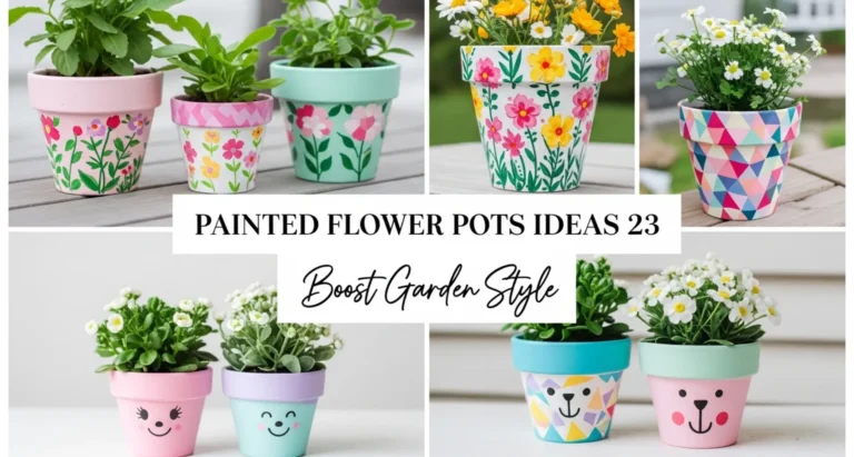 Painted Flower Pots Ideas 23 Boost Garden Style 27 Painted Flower Pots