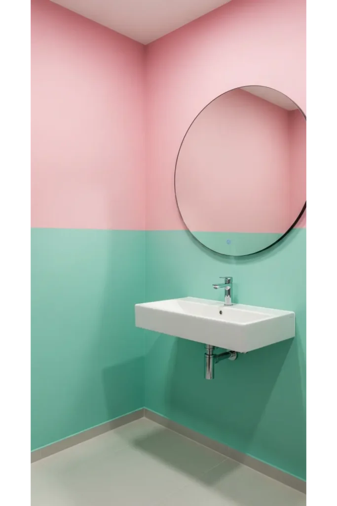 Pastel Color Blocking