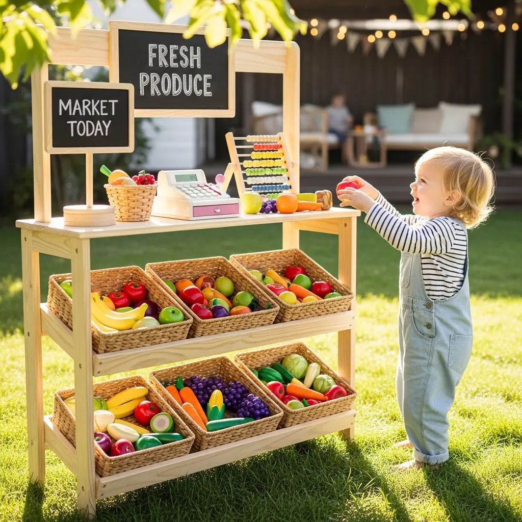 Pretend Market Stand