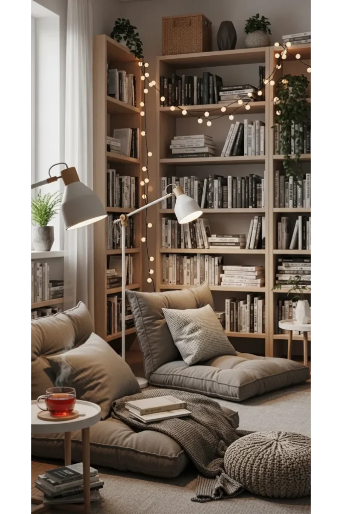 Aesthetic Living Room Decor Without Sofa Ideas 23 12 Reading Lounge with Floor Chairs