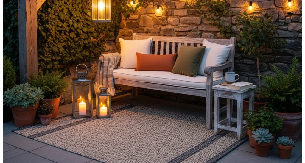 Rustic Charm for Cozy Outdoor Corners