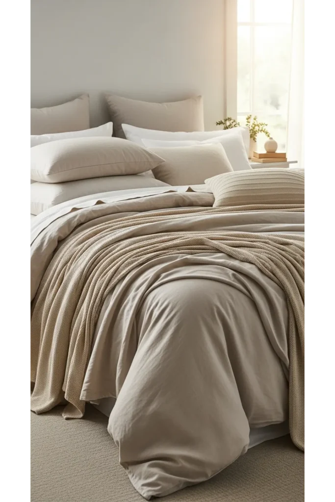 Soft Neutral Layered Bedding