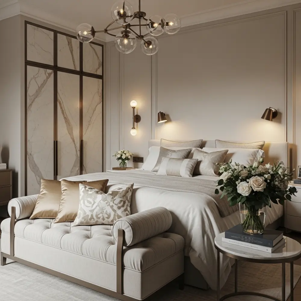 Statement Bench at the Foot of the Bed