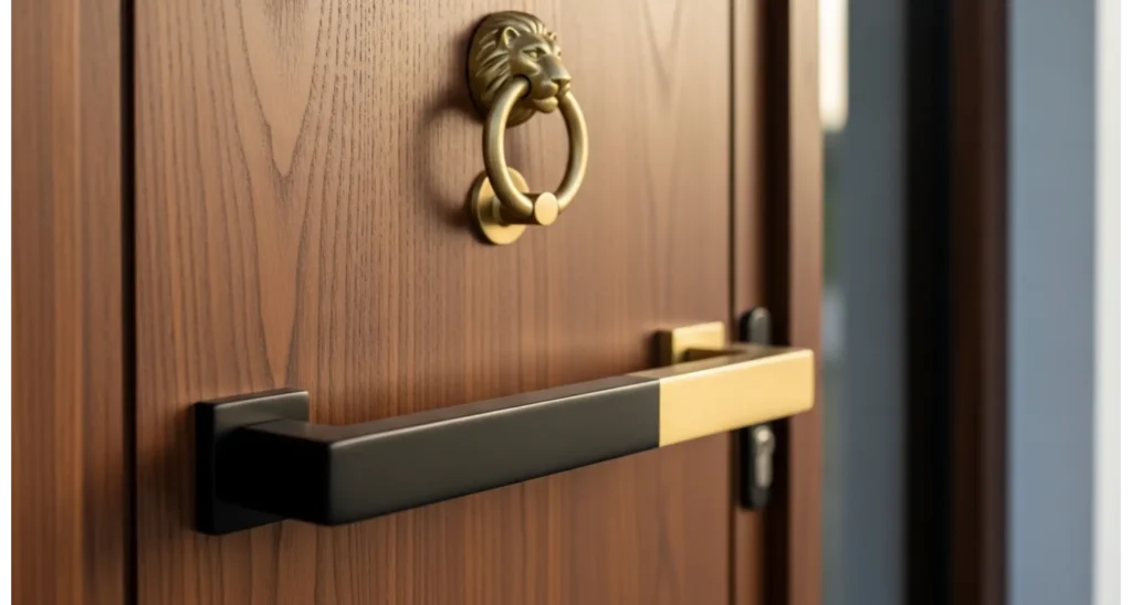 Spring Door Ideas for Fresh Home Style 23 24 Statement Hardware Door Upgrade