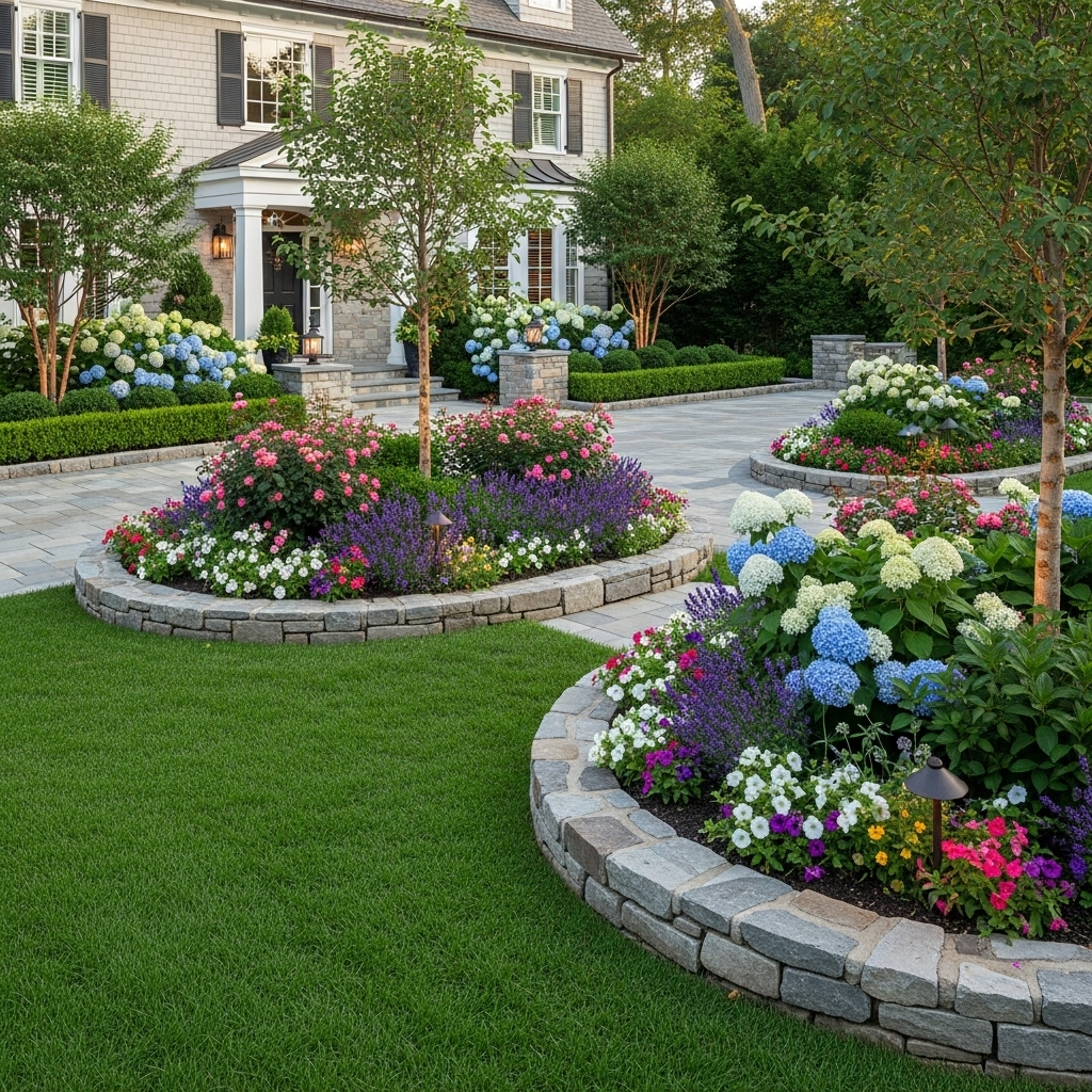 Stone Borders for a Timeless Look