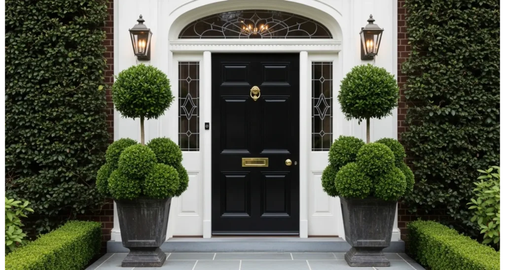 Spring Door Ideas for Fresh Home Style 23 16 Symmetrical Porch Door Design