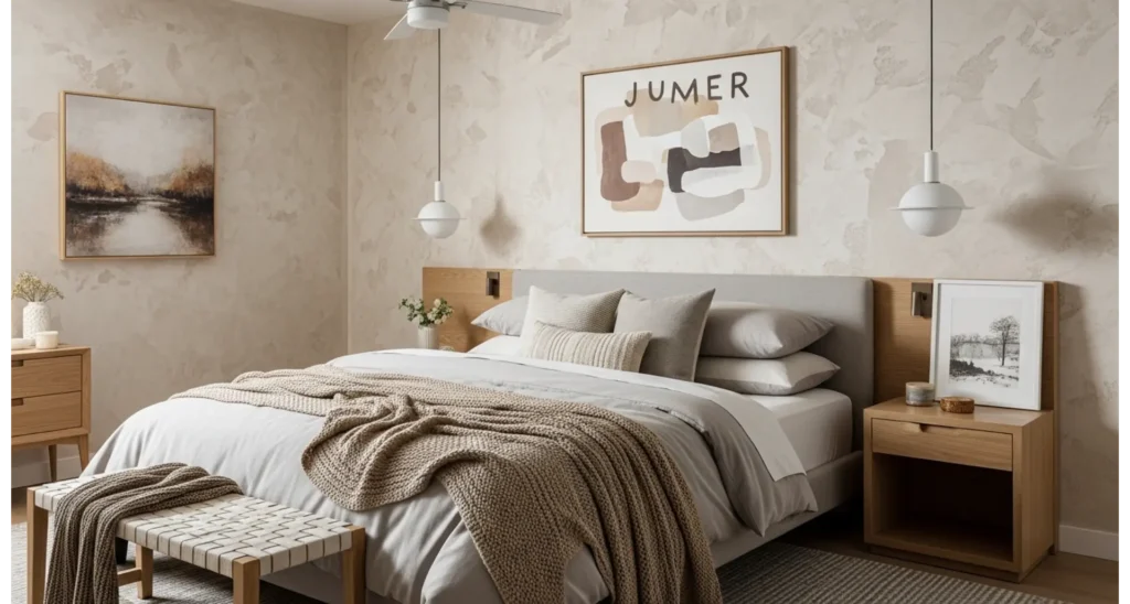 Tactile Wall Finishes Add Warmth Without Clutter