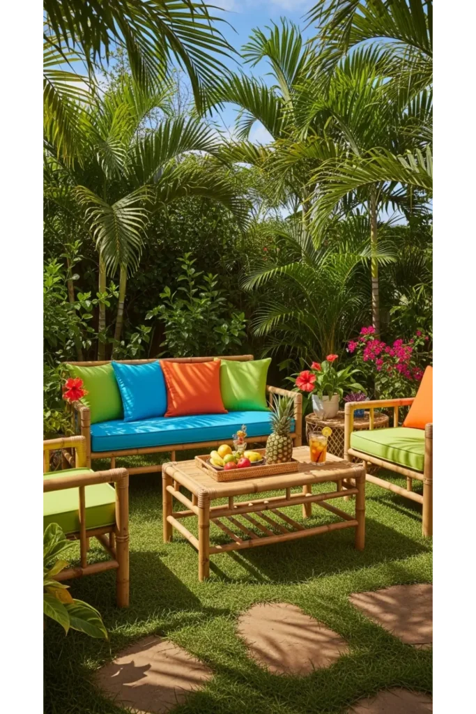 Outdoor Furniture Sets to Upgrade Your Backyard 21 18 Tropical Inspired Escape